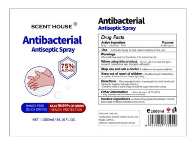 1000 mL Label (Label 9)